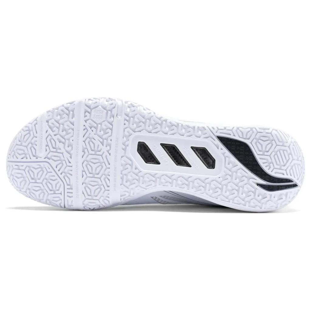 Li Ning Ground Flight Max Non-Slip Wear-Resistant Low-Top Badminton Shoes Men sneaker White AYAT001-1