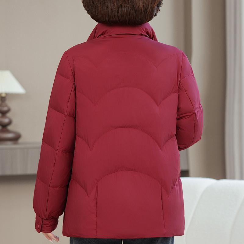 Plus Size XL-6XL Middle Age Women's Down Coats Winter Short Parkas Elegant Loose Thick Warm Down Jackets Woman Outerwears