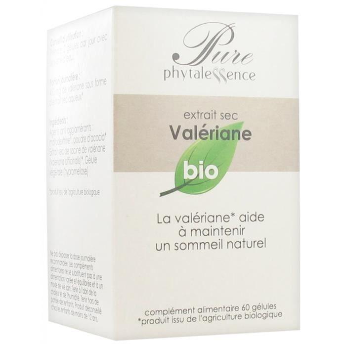 Compléments alimentaires - Phytalessence Valériane Bio 60 Gél.