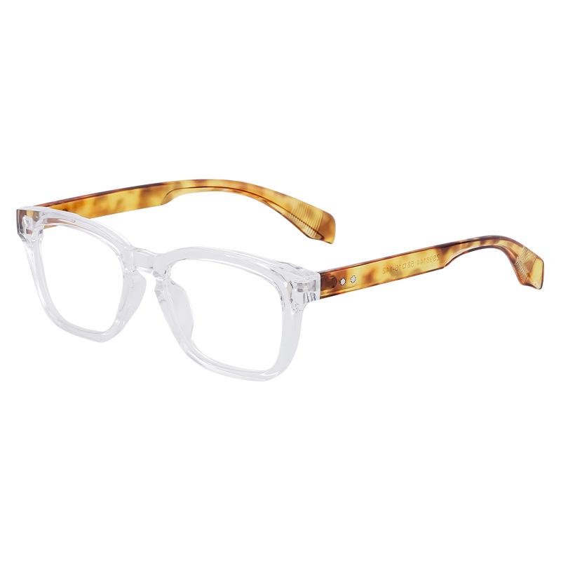 Square Blue Light Blocking Computer Glasses Men Reading Prescription Transparent Glasses Male Far Sight Glasses Sunglasses