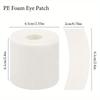 110 Pcs/roll White Foam Eye Tapes, Under Eye Patches, Lash Extension Adhesive Stickers, Eyelash Gel Pads, Makeup Application Accessories