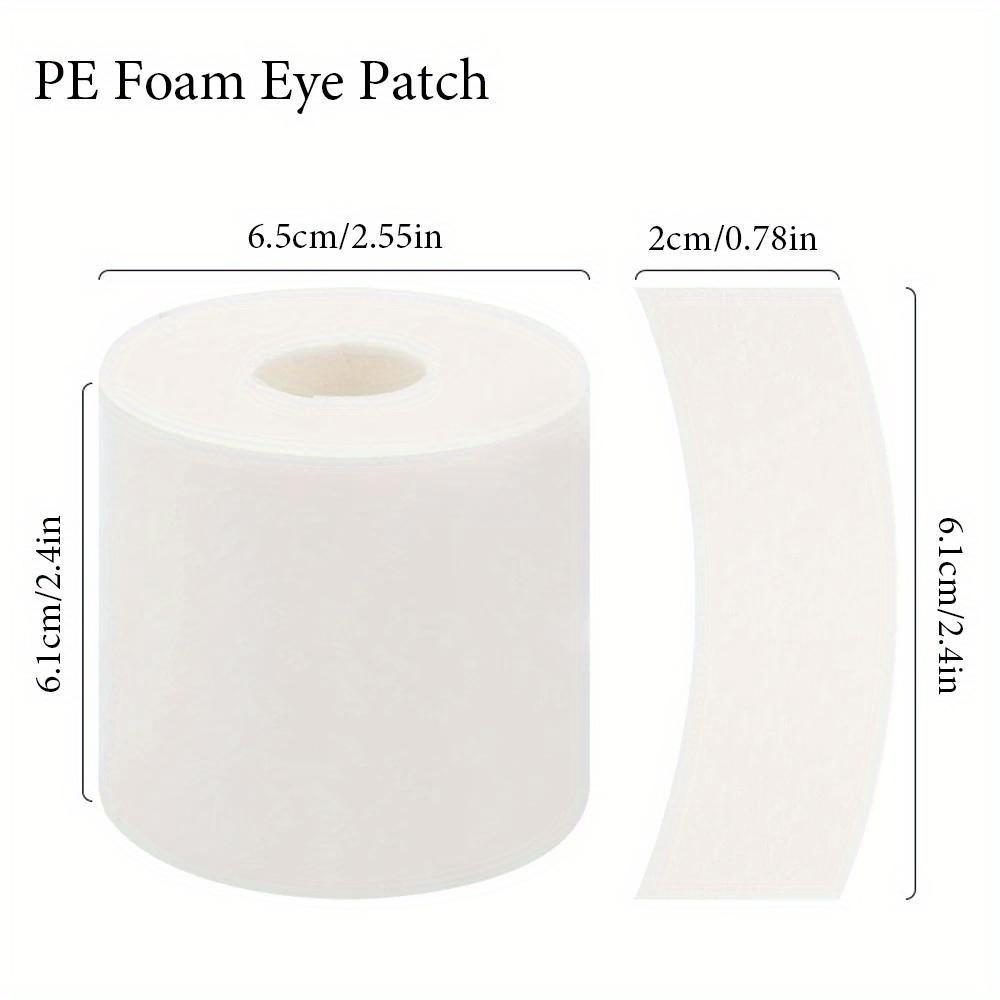 110 Pcs/roll White Foam Eye Tapes, Under Eye Patches, Lash Extension Adhesive Stickers, Eyelash Gel Pads, Makeup Application Accessories