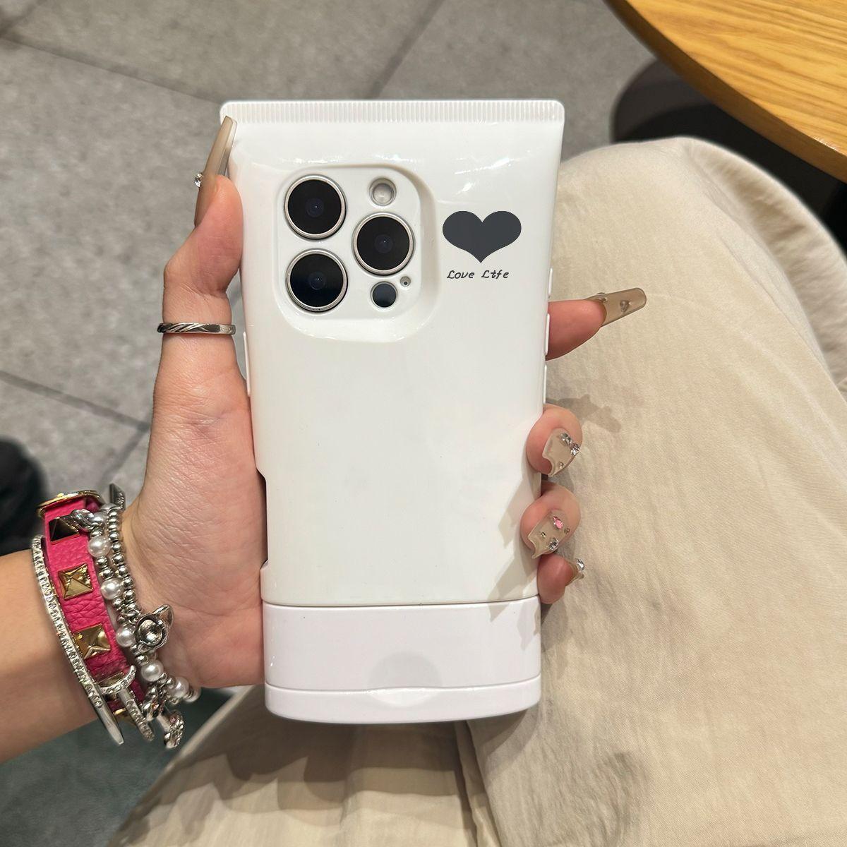 

Facial Cleanser Mobile Phone Case Anti-fall Soft Shell Ultra-thin Four-corner Anti-fall Mobile Phone Case for Iphone17 Fashion Creative Style For iphone 16PROMAX