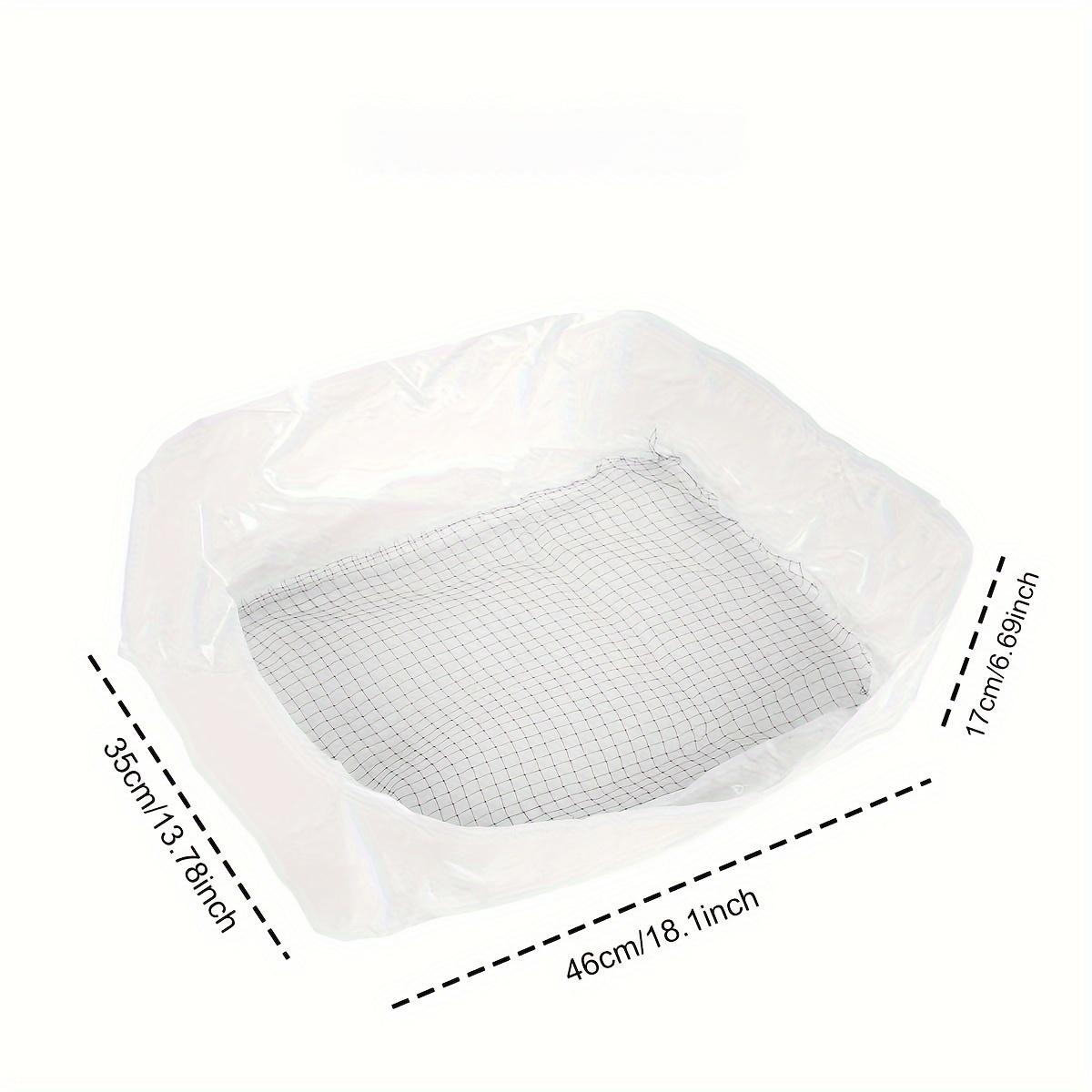 

10pcs Reusable Cat Feces Filter - Hands-Free Pet Waste Liners with Hygienic Cleaner Litter Boxes, Easy Cleanup, and Odor Control