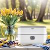 Electric Lunch Box Double Layer Insulated Food Heater for Dormitory Kitchen Office Travel Food Storage Container