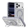 iPhone 17 Pro Max Honeycomb Heat Dissipation 360 Magnetic Bracket Case with Precision Hole Cover