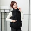 Fashionable and Warm Women's Winter Down Jacket with Stand Collar and Loose Vest