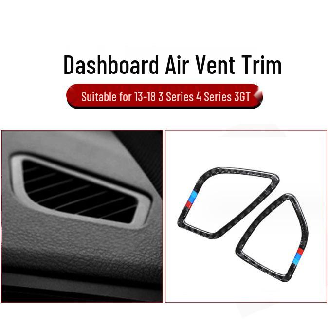 BMW řady 3 & 4 F30, 316i, 320li GT Karbonový interiérový kryt konzoly