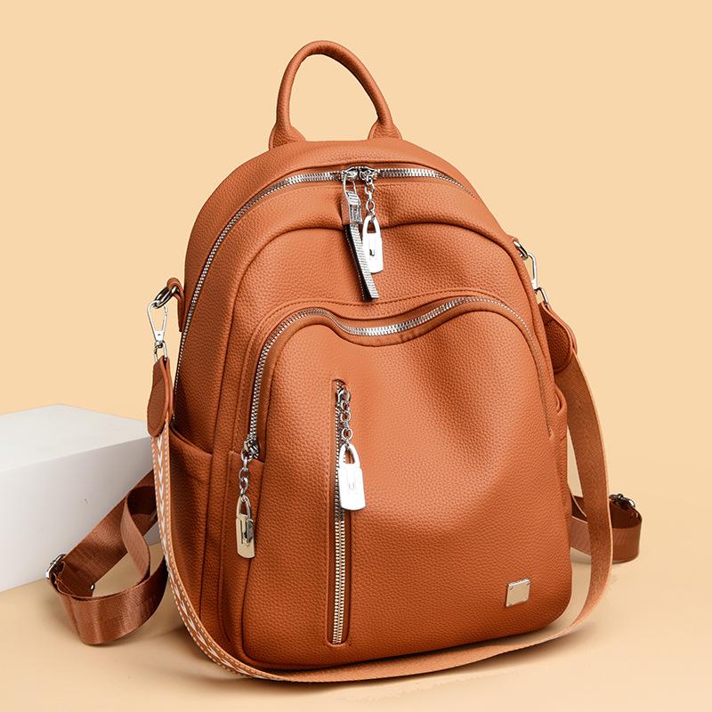 Large-capacity Double-shoulder Bag - Women's Versatile Travel Backpack with Multi-functional Single Shoulder Strap