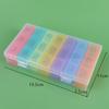 Portable 28-Compartment Rainbow Travel Pill Organizer with Logo