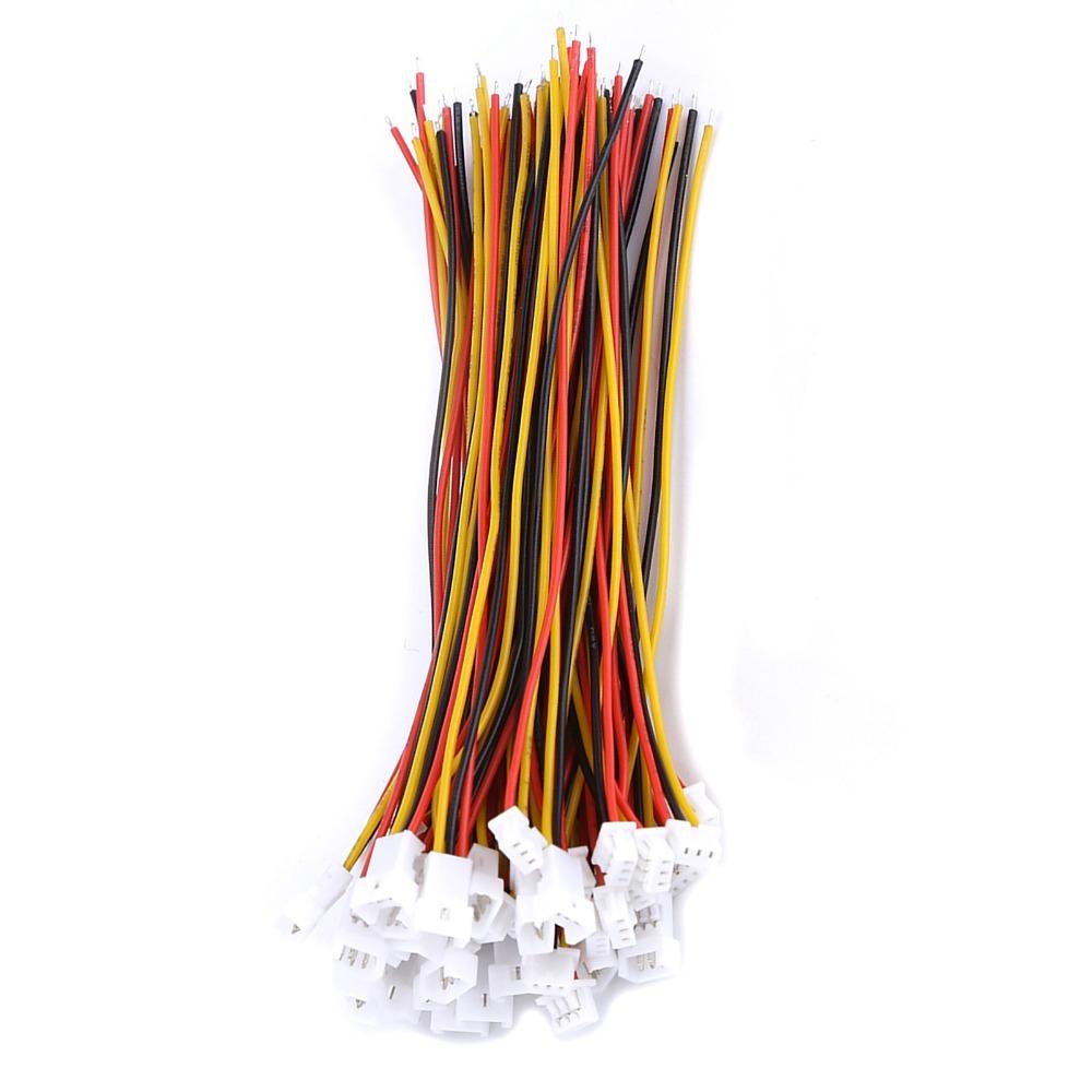 20 Satz 1,25mm Raster Steckverbinder Stecker 10cm 3P Stecker 3P Stecker & Buchse DIY Elektronik