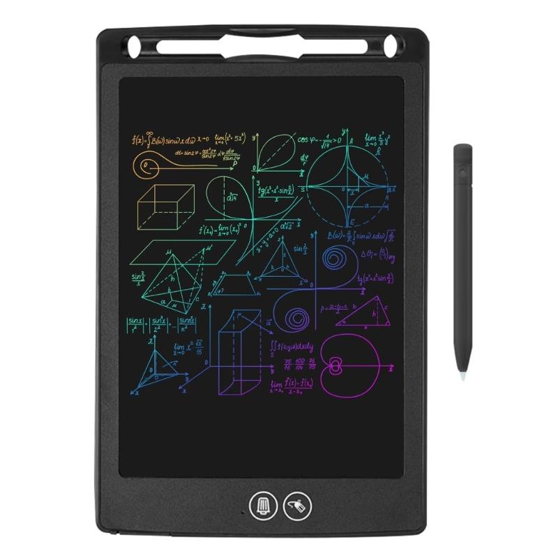 

LCD Writing Tablet 8.5inch Drawing Pad Handwriting Multiple Colorful Board Educational and Learning Toy for Children чёрный