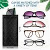 Fashion Sunglasses Bags Storage Case Portable Soft Pu Leather Coins Lipsticks Pouch High-Grade Waterproof Eyewear Glasses Bag