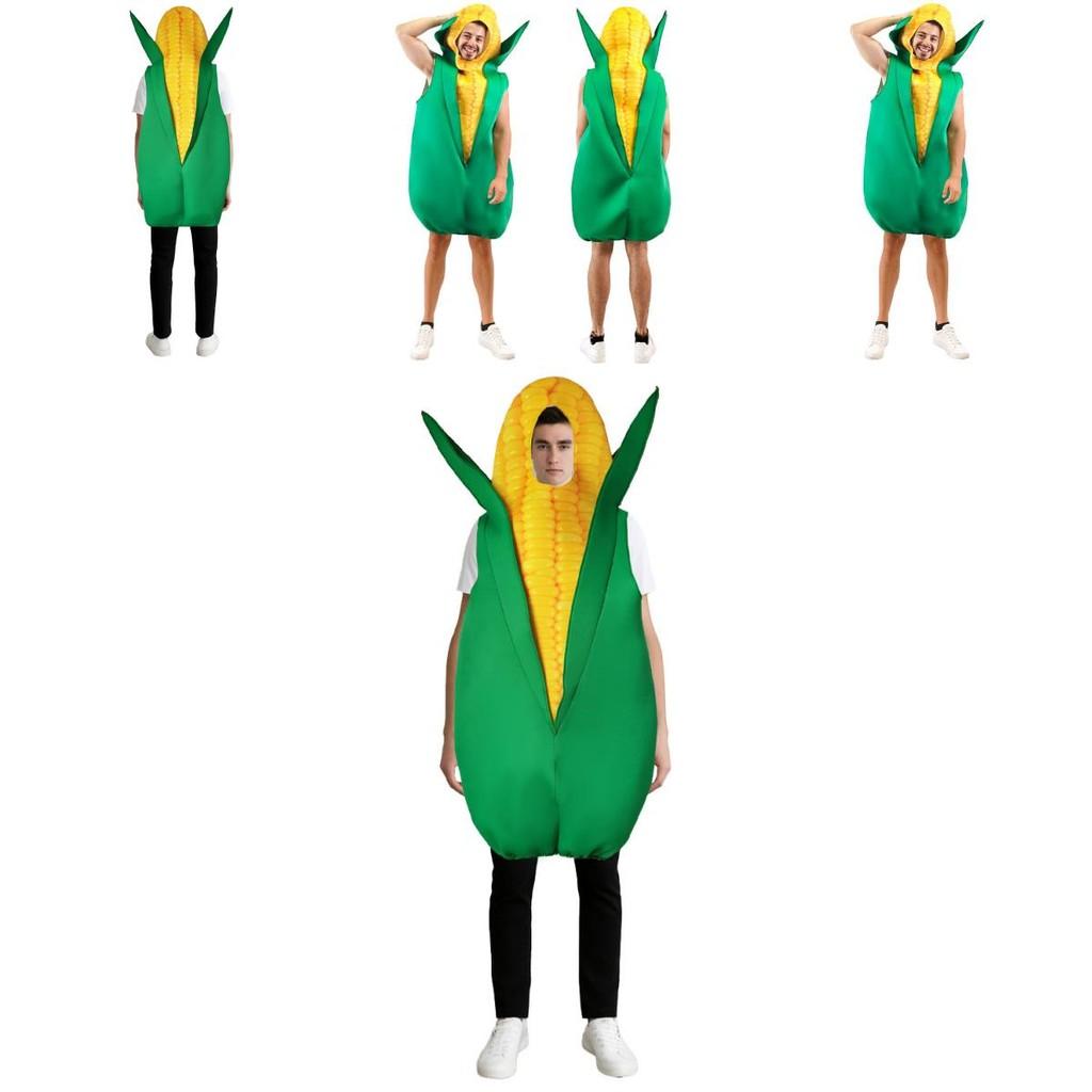 Halloween Cosplay Costume For Adults With Polyester Fabric And Corn Theme For Party Dress Up