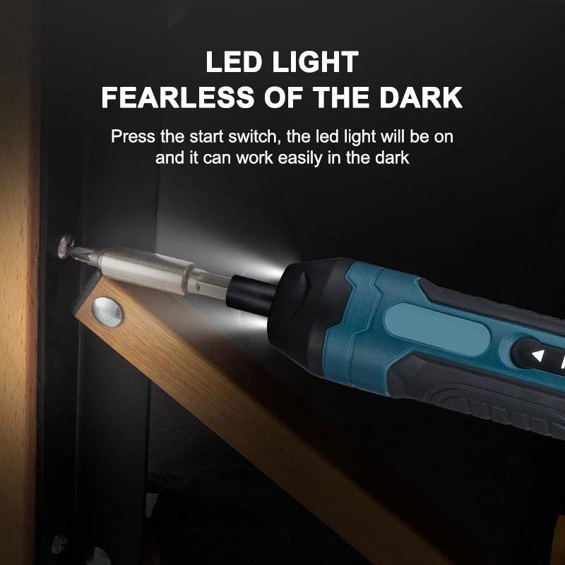 3.6V Portable Home Appliance Maintenance Power Tools Set Cordless Electric Screwdriver Rechargeable Mini Drill
