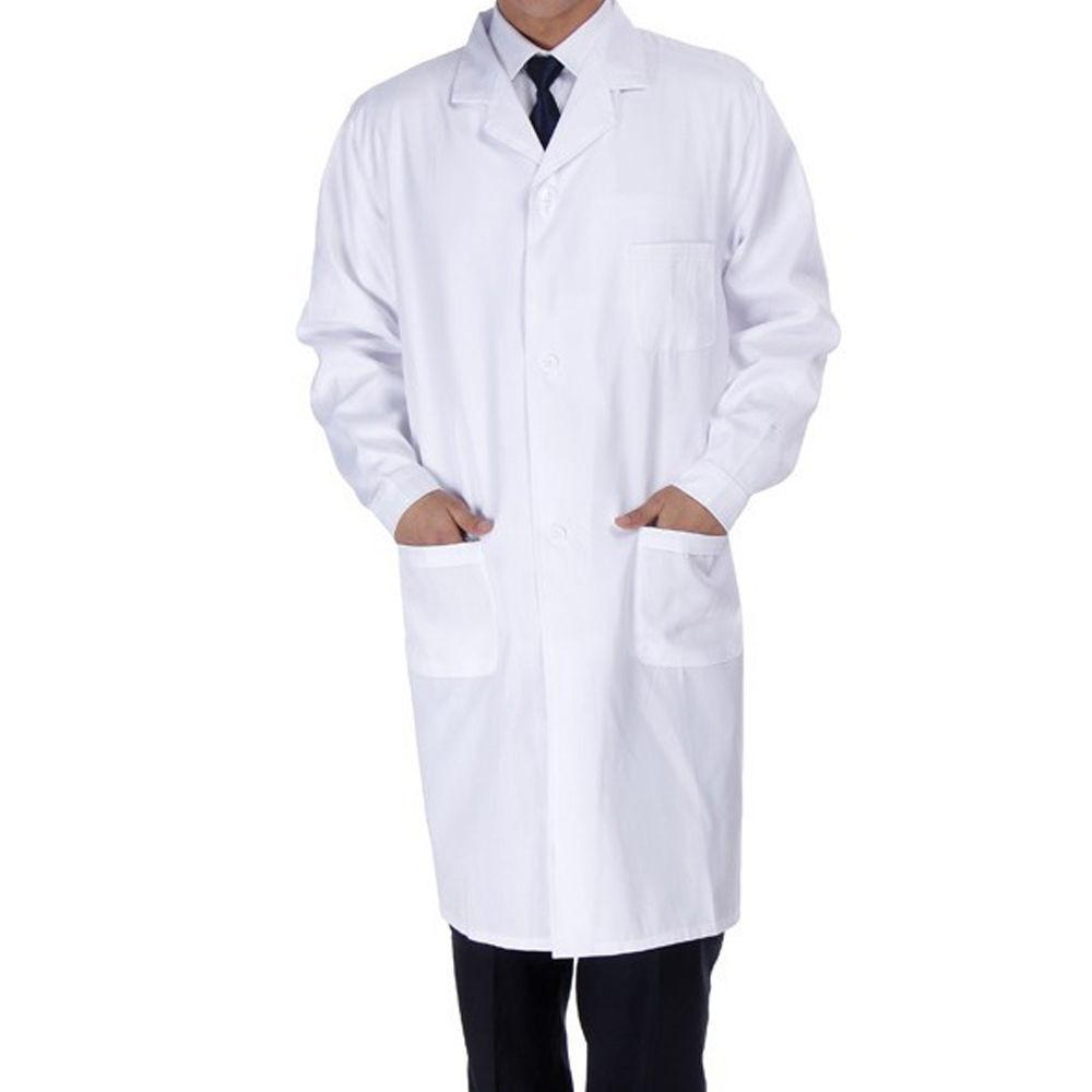Clothes Work Doctor Nurse White Long Sleeves Men And Women In A Variety Of Sizes