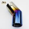 Universal Car Rear Round Exhaust Pipe Tail Muffler Tip Chrome Stainless Steel Automobile Muffler Tip Replacement For Auto Acce