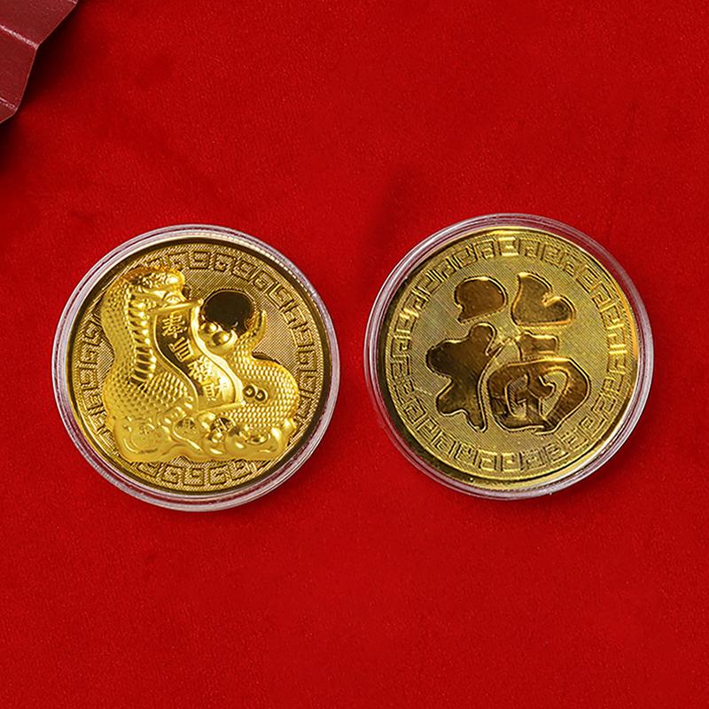 Unique 2025 Snake Year Chinese Zodiac Medals for Numismatics in 3D Relief