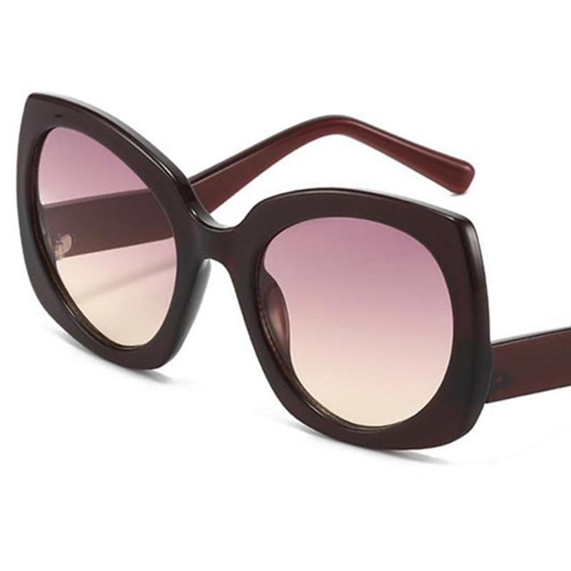 Fashion Sun Glasses Women Anti-UV Spectacles Butterfly Eyeglasses Personality Google Retro Oversize Patchwork Frame Sunglasses