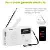 RD638 ABS Solar Energy Emergency Multifunction Hand Crank Radio Support FMCelsiusAM Function