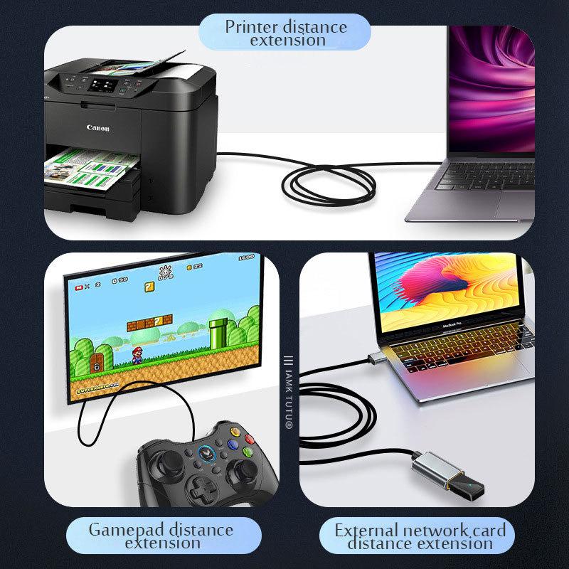 Cablu de prelungire USB 3.0 / 2.0 Cablu de prelungire de tip masculin la femeie Cablu de prelungire USB 3.0/2.0 de viteză rapidă extins pentru laptop PC Extensie USB 3.0