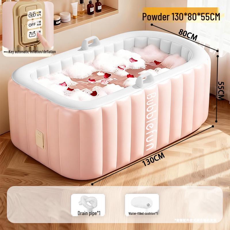 Automatic Inflatable Folding Bathtub for Adults and Children - Full Body and Foot Bath