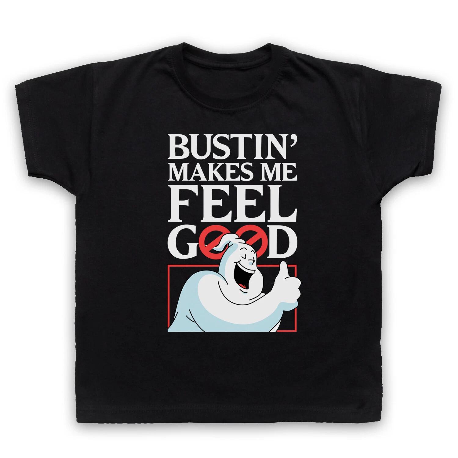 Охота на привидений заставляет меня чувствовать себя хорошо Комедия о паранормальном Охотники Детская футболка Все цвета 120