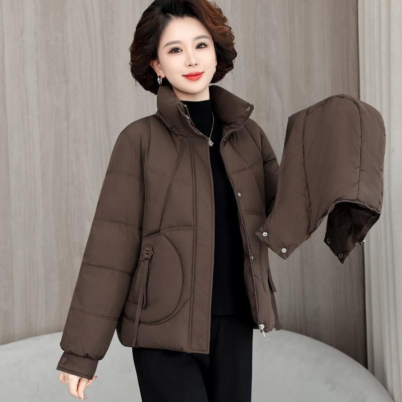 Removable hat large size cotton-padded clothes women's winter new casual down cotton-padded clothes loose thickened cotton-padded clothes