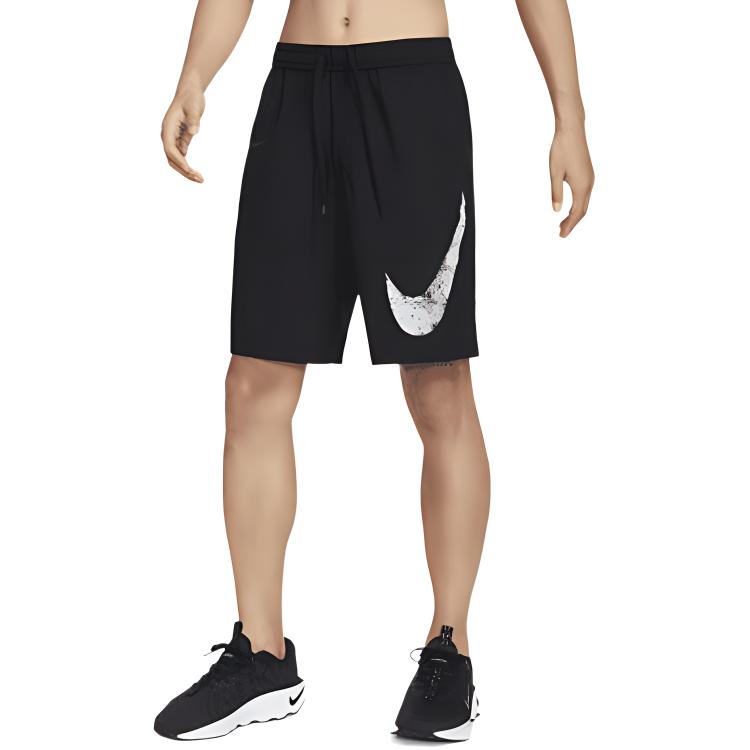 Nike Dri-Fit AW Dri-Fit Mens Quick-Dry Unlined Fitness Five-Point Casual Shorts Men shorts Black HQ1578010