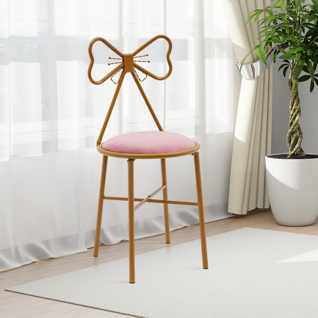 Butterfly-Shaped Vanity Chair Dining Chair Makeup Chair Butterfly Backrest Chair Load Bearing Capacity 100kg For Restaurants