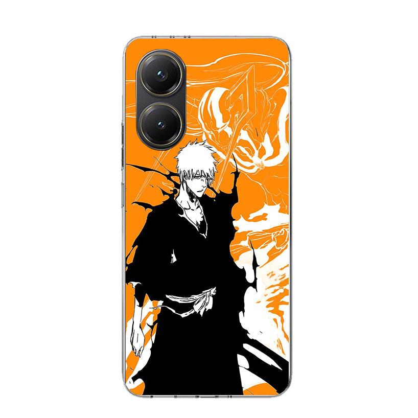 Kurosaki Ichigo Bleach Phone Case For Xiaomi Poco F7 Ultra X7 X6 Pro X5 Redmi 15 15C 13 13C 12 12C 10 10A 10C 9 9A 9C 9T Shell P