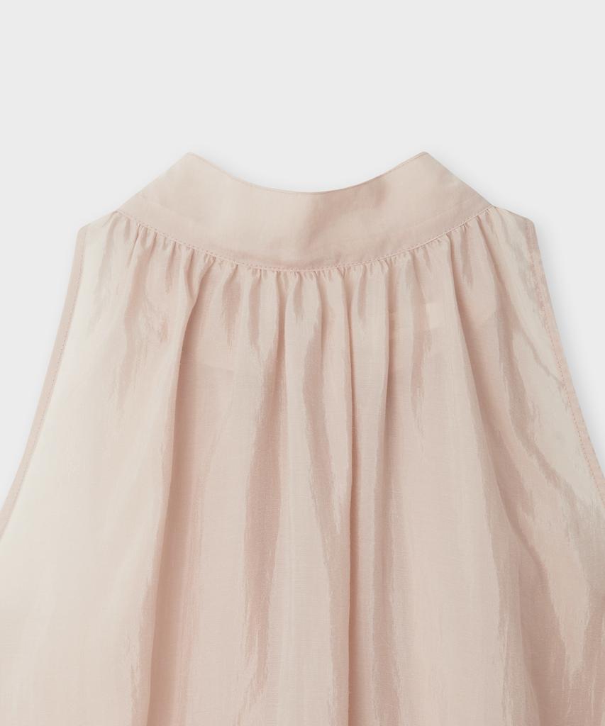 Deolil Glow Halter Neck Blouse_Pink