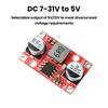 High Power DC-DC Step-Down Module 7-31V To 5V/12V 3.5A with Short-Circuit Protection Compact Voltage Converter