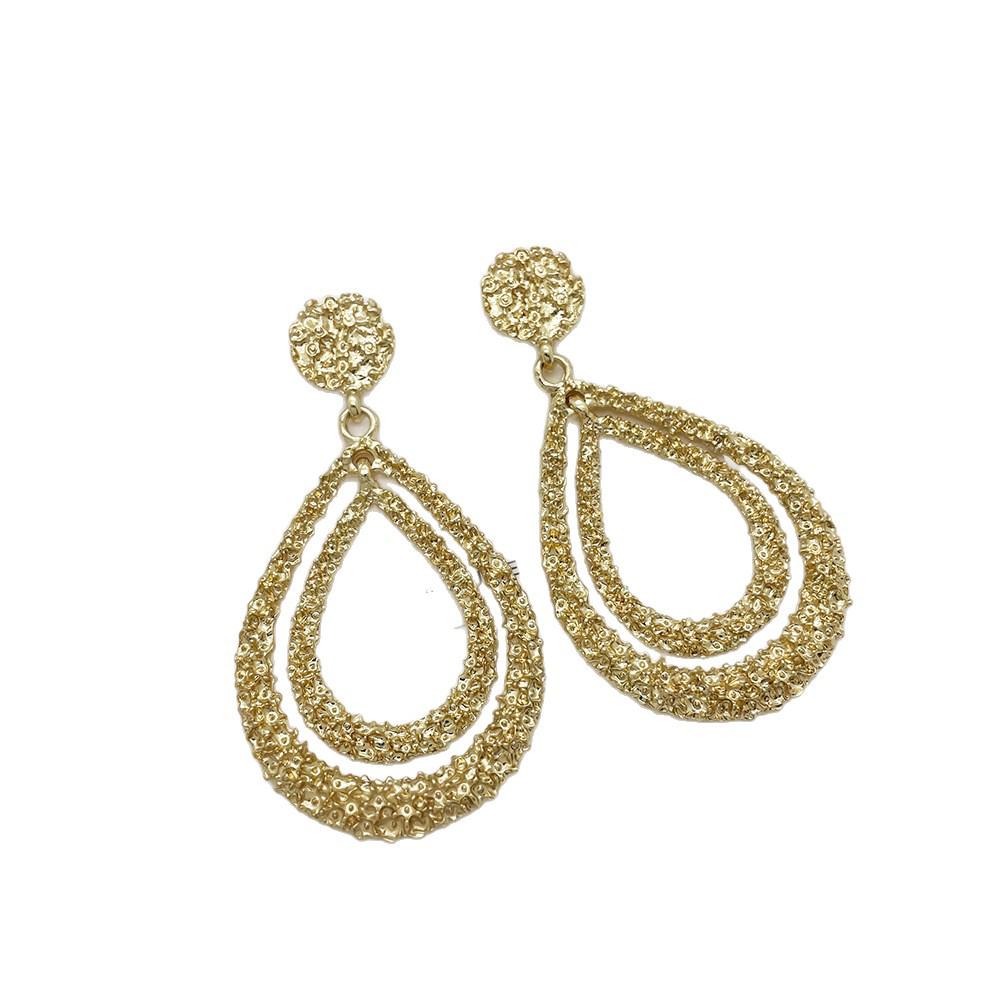 European & American Light Luxury Water Drop Earrings: Chic & Trendy Stud Earrings for Women