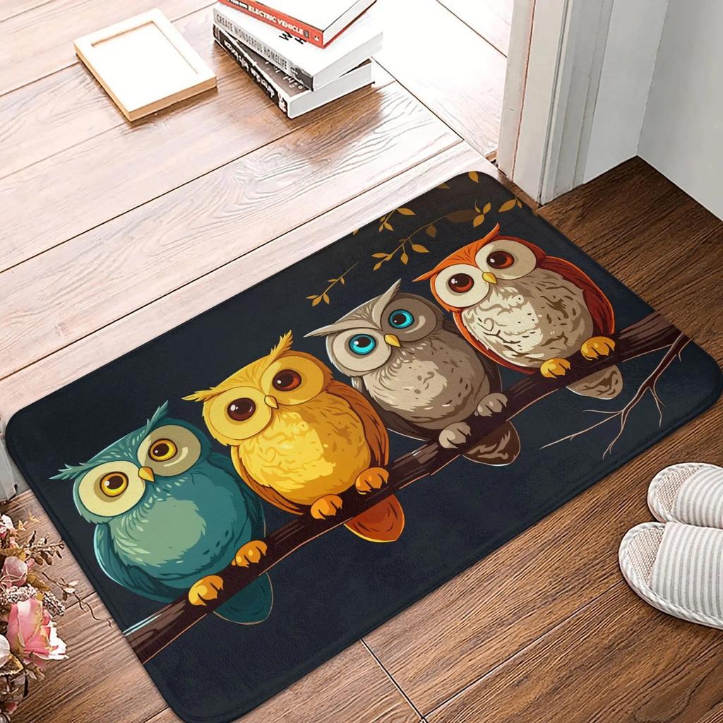 1pc Floral & Letter Graphic Door Mat Doormat Carpets Rug Carpet Bath Kitchen Garden Anti-Slip Small Home Kitchen Welcome Mats