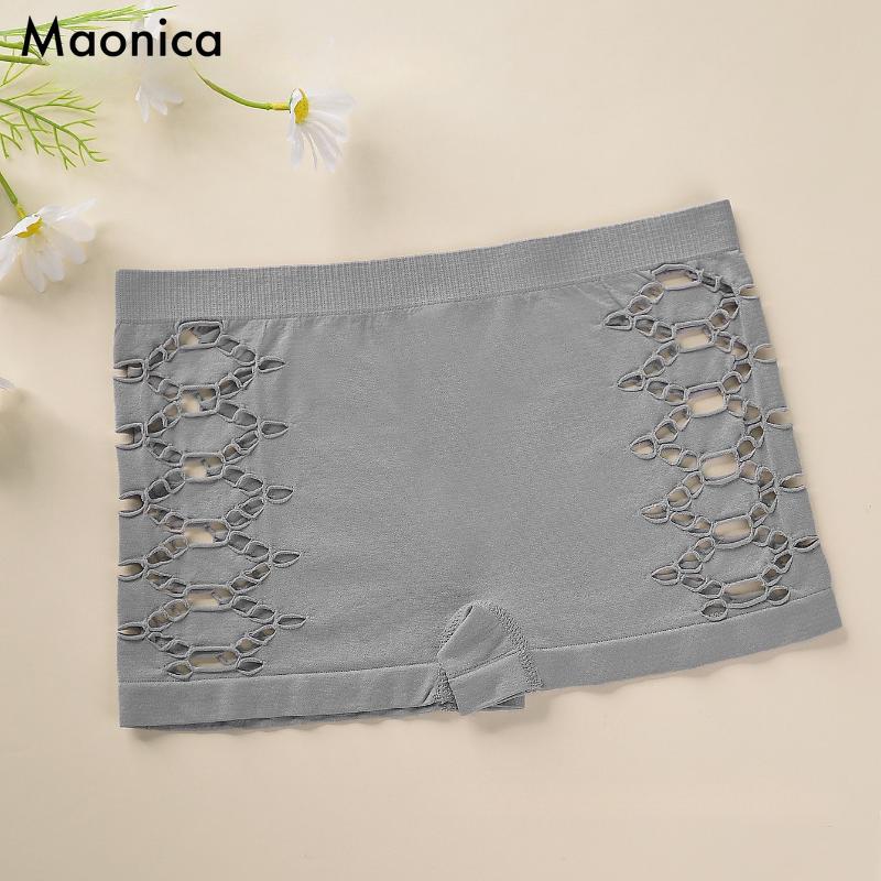 Dámské sexy duté boxerky Dámské prodyšné spodní prádlo Spodky Bezpečnostní kalhotky M-XL