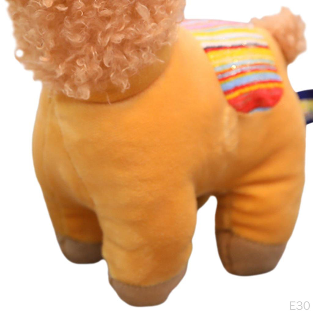 Alpaca Plush Toy Pillow Llama Doll Cushion Office Years Gift for Kids Adults
