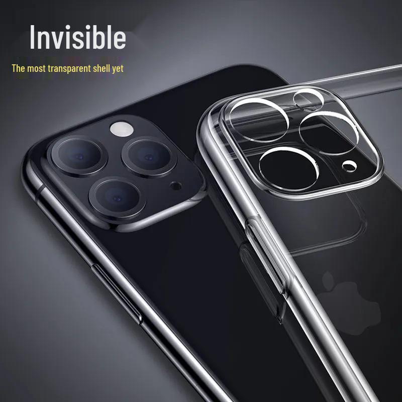 Custodia in Silicone Trasparente con Bordi Morbidi a Copertura Totale per iPhone 14 Pro Max