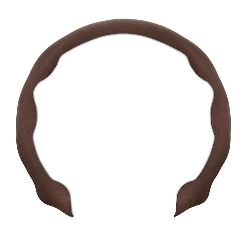 Card Style Suede Ultra-thin Car Steering Wheel Cover, Dynamic and Fashionable Universal Version