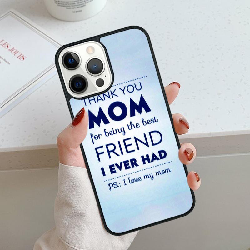 Best mom ever quotes Phone Case For iPhone 17 Air 11 12 13 14 15 16 Pro Max Cover For iPhone 17 Air Max Plus Coque Shell