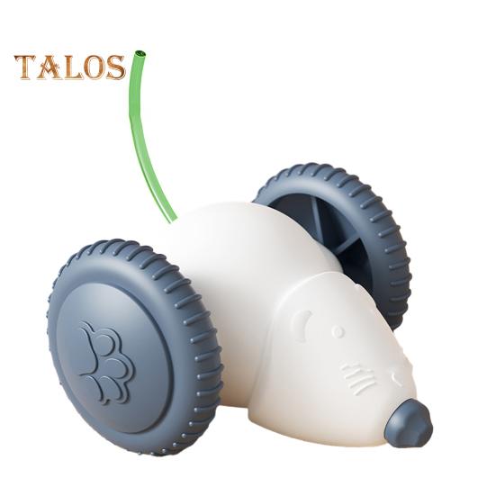 

Умная электрическая мышь, игрушка для кошек, перезаряжаемая автоматическая движущаяся мышь, игрушка для автомобиля со светодиодными огнями, интерактивная дразнилка для кошек, живущих в помещении белый