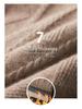 Men's Thickened Crew Neck Pure Cashmere Sweater - Warm Wool Knit Pullover for Autumn and Winter