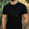 T-Shirt Herren Landcape Art Motiv Baumwolle Größe XS bis 5XL