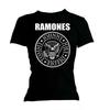 Camiseta de Mujer Ramones: Sello (Ceñido) (X-Small)