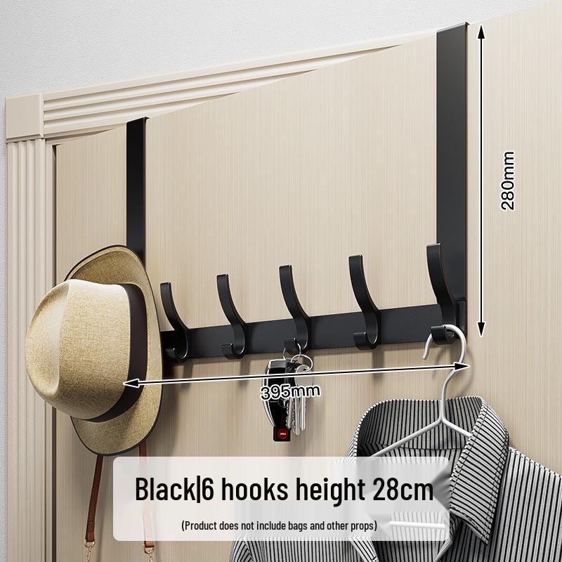 Over-the-Door No-Drill Coat Rack & Clothes Hook