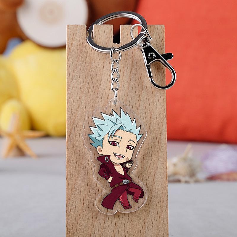 Акриловый брелок «Семь смертных грехов» Nanatsu No Taizai Meliodas Ban King Hawk Diane, фигурка, кулон, брелок