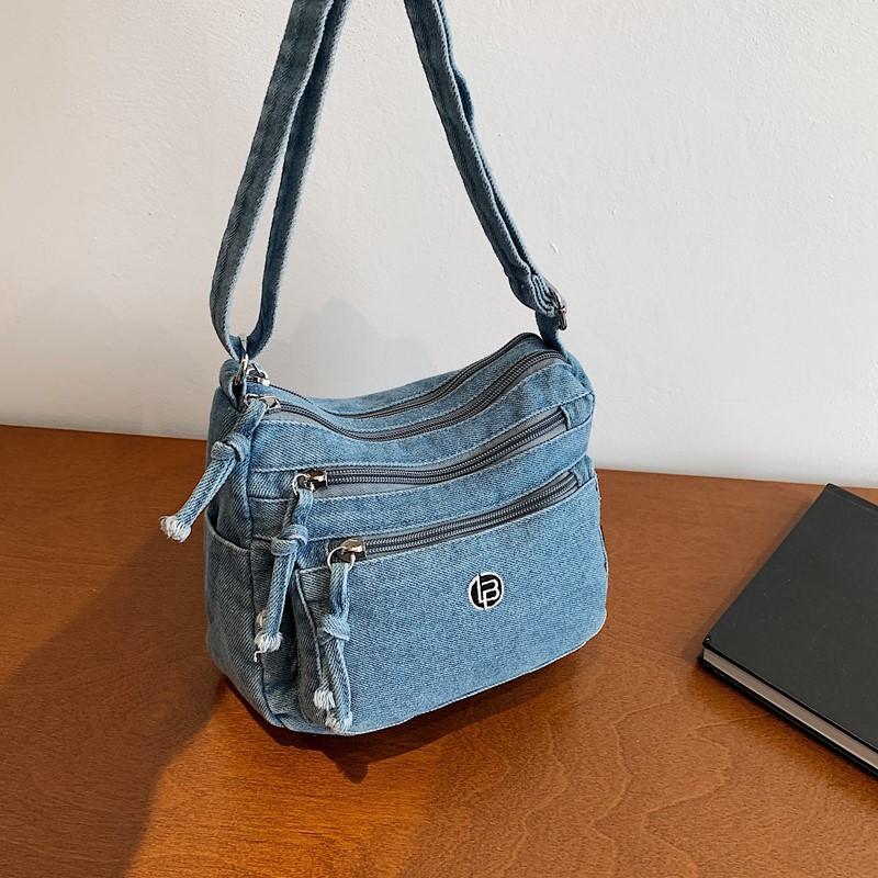 Trend Denim Bag 2025 New Girls Outdoor Leisure Shoulder Bag Foreign Style Small Bag Korean Version Fashion Messenger Bag