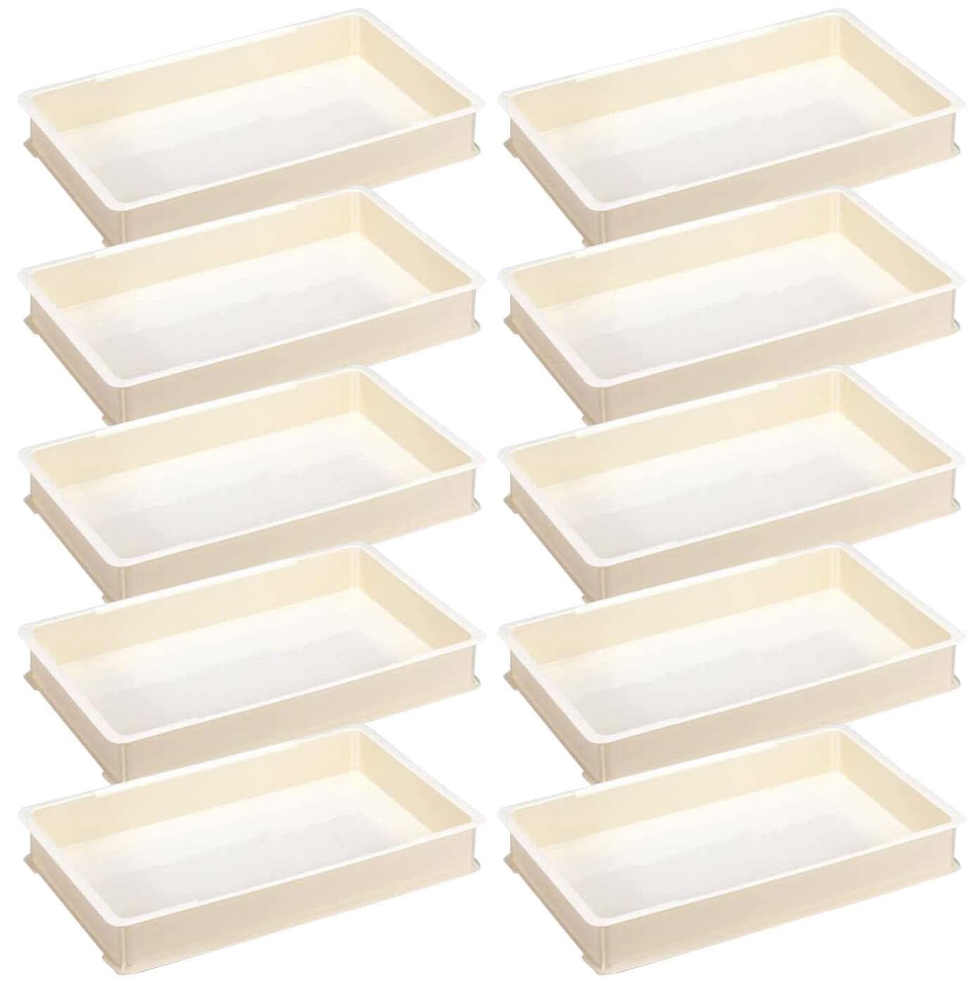 

Okabe Shinki Gosei Dragonfly Storage Container Main Unit Small Set of 10 Width 54 x Depth x Height Ivory Food Container for Mochi Made in Japan 10.6L слоновая кость