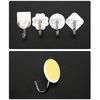 1/2/3PCS Adhesive Hook Not Damaging The Wall Smooth Adhesion White Cartoon Strong Sticky Furniture Supplies Wall Hooks
