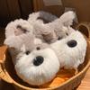 Scribbled Puppy Snow Cotton Slippers 2025 New Thick Bottom Home Indoor Warm Mao Mao Cotton Slippers